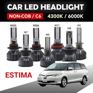 【TOYOTA】Estima *1 YEAR WARRANTY* 2PCS LED Front Headlight Foglight H4 H8/H11 HB3 9005 Hi/Lo Beam