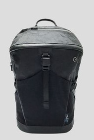 黑色 HEXA.GO 防水輕巧背囊 / HEXA.GO Ultra Light Backpack(配有袋架，快速一扣與BROMPTON豬咀相容)