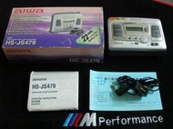 ((半良品))盒裝AIWA愛華HS-JS479 卡式+AM/FM數位面版控制收錄放/收音機放音隨身聽B2