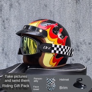 ORZ-058C New Launched Vintage Motorcycle Helmet DOT Certified 3/4 Helmet Jet Mask Helmet