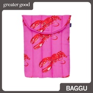 Baggu - Puffy Laptop Sleeve 13"/14" in Pink Lobster