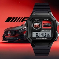 GTR Ares gtr gps Customized Watch Small Square Electronic Watch jdm Small Square Racing Car Electron