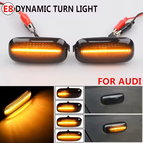 8E0 949 127 8E0949127 LED Dynamic Side Marker Light Turn Signal Light For Audi A3 S3 8P A4 S4 RS4 B6
