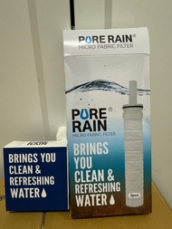 (不議價，全新未開封，行貨）PURE RAIN 微纖維過濾芯替換裝 （3支装）＋PR- ACF除銹竹炭纖維花灑頭濾芯1個