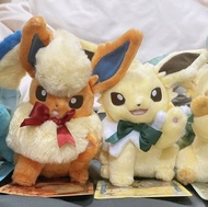 日版彩牌伊貝日火伊貝雷伊貝公仔 伊布日 Pokemon center寶可夢 寵物小精靈 eevee 伊貝家族公仔