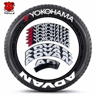 Motorcycle Car Tire Sticker Letter Conjoined Letter Sticker 3D English Letter pvc Soft Rubber Modifi