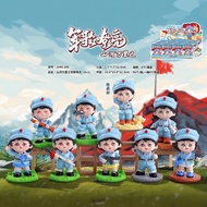 Mountain River Miles Army Song Liang Mystery Box Red Army Doll Desktop Small Ornaments National Day 