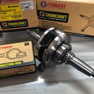 crankshaft racing Y15/lc135 5s/Fz150 jet up 4/6mm Rod 102mm Cnc forged material Tobaki