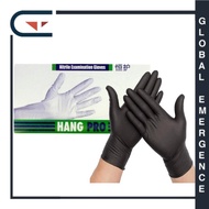 Black Hand Gloves Non-Powdered Nitrile 1 Pair