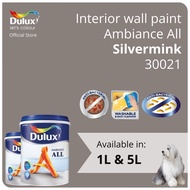 Dulux Interior Wall Paint - Silvermink (30021)  (Ambiance All) - 1L / 5L