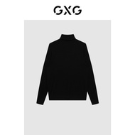 [Wool] GXG Men's Turtleneck Sweater - Checkerboard Series