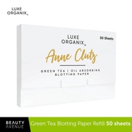 Luxe Organix Green Tea Blotting Paper Powder Finish Refill - 50 Sheets