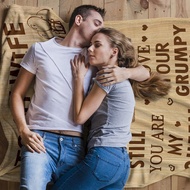 Gifts for Wife Blanket 60’’X50’’, Anniversary Blanket Gift for Her, Wife Mothers Day Birthday Gift, 