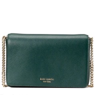 Kate Spade Spencer Chain Wallet Crossbody Bag in Deep Evergreen