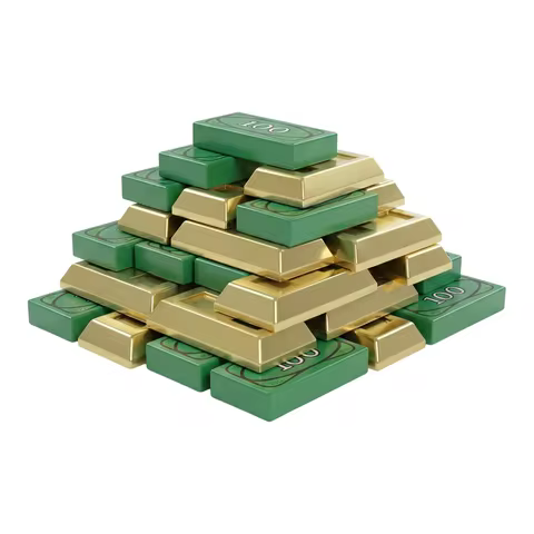 Combo Diamond Money Dollar USD MOC Building Blocks Toys Kids Collection Souvenir Gift Pretend Play D