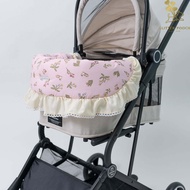 Glitter Pooch Trolley Cover ผ้าคลุมรถเข็น สุนัข หมา แมว สัตว์เลี้ยง รุ่น Happy Hopping Pastel Pink