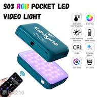 VILTROX Weeylite S03 Mini Pocket RGB Light LED Video Light Panel for Tik Tok Facebook Video Shooting Fill Light Dimmable
