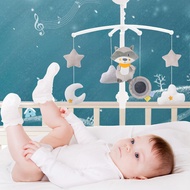 【HOMP】  Baby Bed Bell Rattle Toy 0-18 Months Music Bedside Bell Baby Puppet Comfort Toy