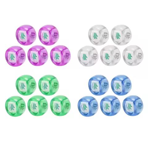 Mahjong Dice Entertainment Game East South West North Exquisite Workmanship Sphere Dice Lightweight 