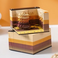 Huanghelou Range Rover 3d Ancient Style Building Model Three-Dimensional Ornaments Wuhan Huanghelou 