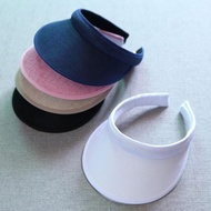 Summer Empty Top Sun Visor Hat Foldable Sport Running Sports Golf Quick Adjustable Tennis Cap M1g2