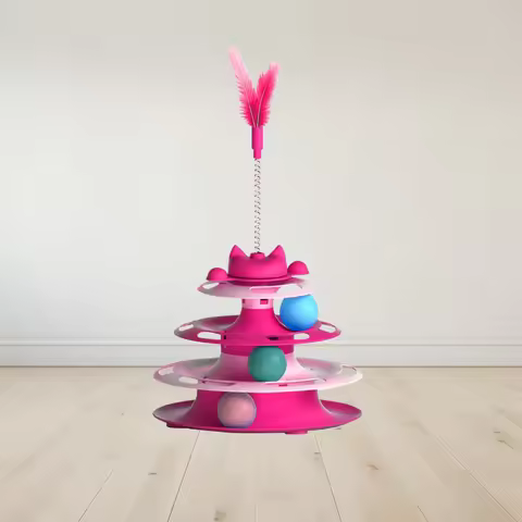 Pet Toys, Cat Toys, Self-hey, Relieve Boredom, Cat Turntable, Funny Cat Stick, Funny Cat, Kittens, F