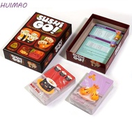 HUIMAO Sushi Go Pick And Pass Card, Family Casual Party Family Get-together Sushi Go Card Game, Kids