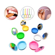 กล่องเก็บฟันปลอมแบบยืดกล่องเก็บของฟันปลอมสำหรับเคสใส่ของฟันปลอมสุขอนามัยผ้าปิดปาก