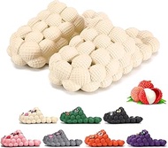 Massage Bubble Slides Slippers for Women Men - Spa Slippers Gym House Shower Bedroom Beach Slippers