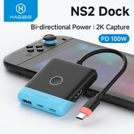 Hagibis Video Capture Card Portable TV Dock For Switch2 to iPad Live Streaming Game Recording for Ta