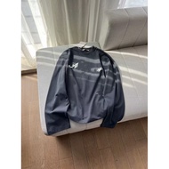 VA8H AC 3D Embroidered Letters Long-Sleeved T-Shirt Round Neck Long-Sleeved Loose