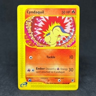 Vintage Pokemon TCG Cyndaquil 105/165 2002 Expedition Trading Card Game Collectibles