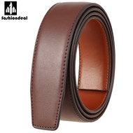 Belt Strap For Men เข็มขัดหนังวัวแท้สำหรับผู้ชายเข็มขัดกางเกงยีนส์รัดเอวหัวเข็มขัดอัตโนมัติสำหรับผู้