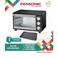 PENSONIC ELECTRIC OVEN 25LITRE PEO-2511 PEO2511 WITH 60MIN TIMER