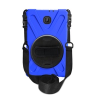 FC[gobuy999] Tablet Case with Rotatable Bracket Stand Holder Hand Strap For [Samsung Galaxy Tab E 8.