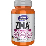 NOW Foods Sports Nutrition, ZMA (Zinc, and Vitamin B-6), Enhanced Absorption, Sports Recovery*, 90 C