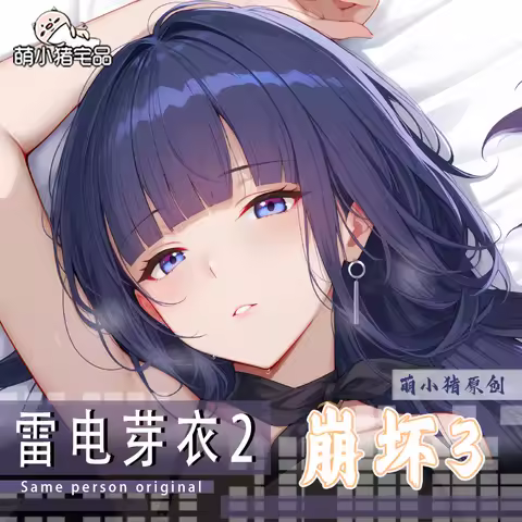 Raiden Mei Honkai Impact 3 Otaku Long Dakimakura Pillow Case Game Anime Cushion Cover Cosplay Pillow