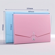A a4/FC Student Organ Bag Folder Office Information 13 Compartments File Bag Test Paper Folder Stora