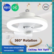 E27 Ceiling Fan With Light 360° Rotation Ceiling Fan LED Light Kitchen Exhaust Fan in Toilet