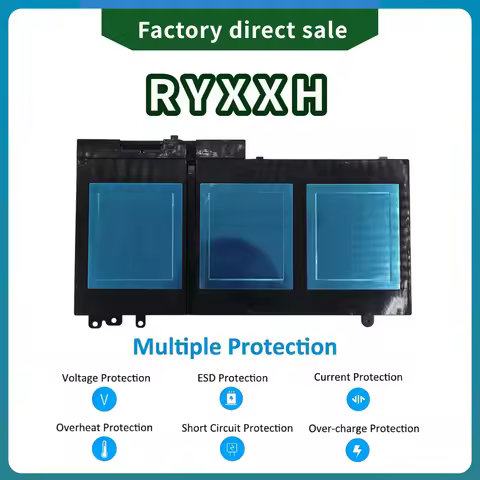 Factory Direct Sale 38Wh 11.1V Laptop Battery for RYXXH Latitude 3160 E5270 E5470 9P4D2 Batteries Ba