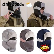 ONLYGOODSS Bomber Cap, Russian Warm Earflap Hats, Winter Soft Casual Thickening Ear Protectors Hats 