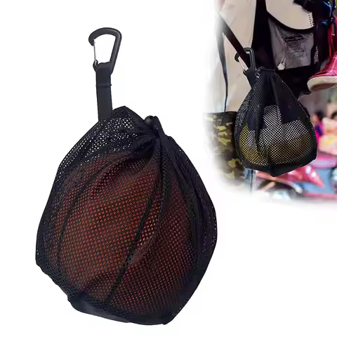Basketball Storage Backpack Portable String Bag Mesh Organizer for Football Soccer Volleyball Travel