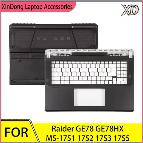 New Laptop Shell For Raider GE78 GE78HX MS-17S1 17S2 17S3 17S5 Laptop Upper Case Palmrest Cover/Bott