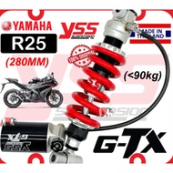 YSS G-TX R25 monoshock (280MM)(Gas+Tank) G-TX . Adjustable absorber Monoshock Yamaha YZF R 25