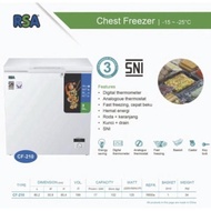 chest freezer / freezer box RSA 200 liter cf 210