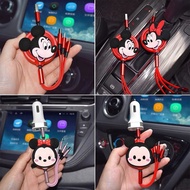 YG Mickey Minnie Car charger cable 3 in 1 Car charger cable with cute Mickey Minnie motif (iphone, t