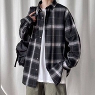 KEMEJA Men's Flannel Shirt Wanita [SULTAN MOTIF] Long Sleeve Distro (IND) Checkered Flannel Motif Fl