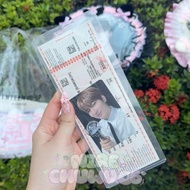Transparent Plastic Idol Concert Ticket Toploader - Top Loader Protects BTS, Blackpink Idol Swing Ti