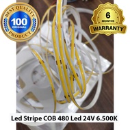 Led Stripe COB 480 Led 24V 6,500K / COB 480 Led 12V 6,500K