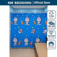Liquidation of sunshade room divider curtains, 1m5x2m2, 2m2x1m, 4mx2m doraemon poly cotton fabric wi